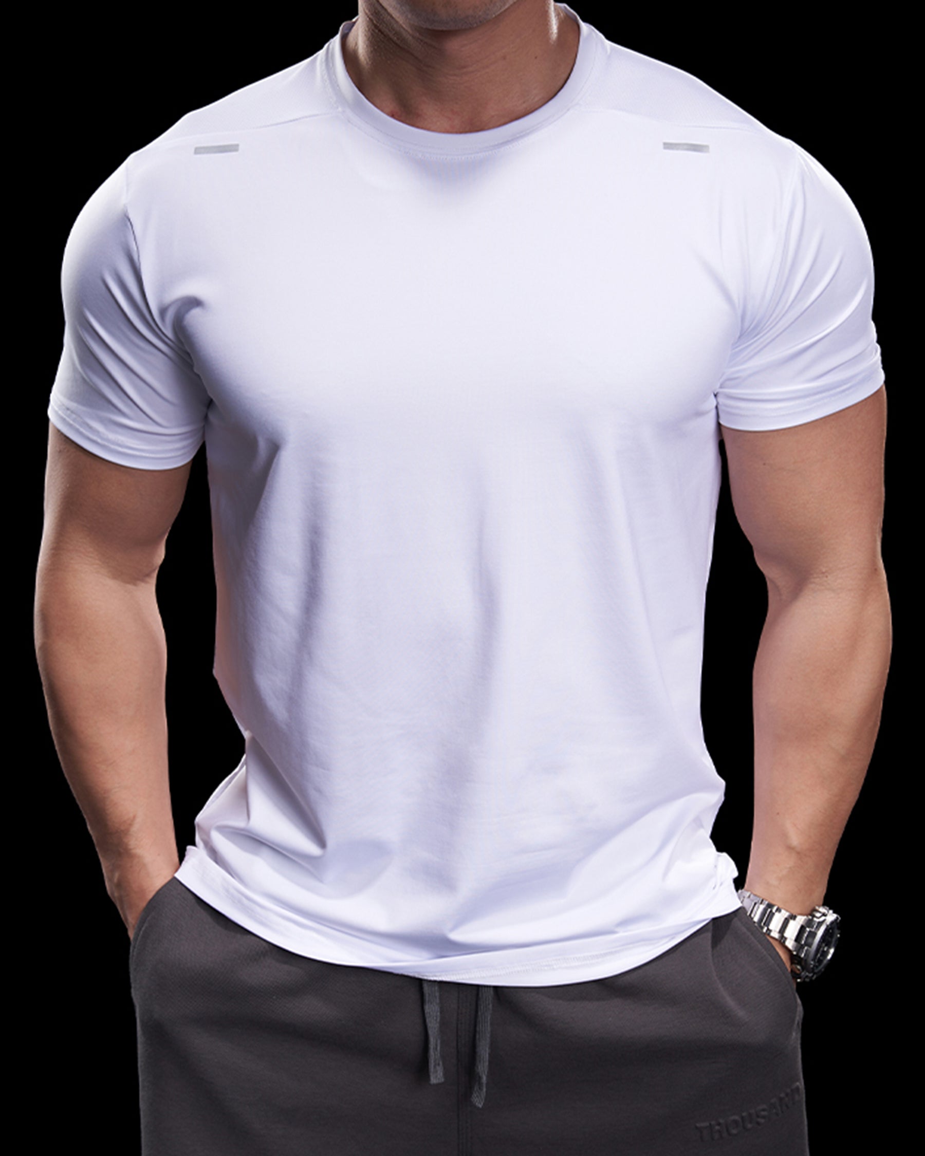 High Stretch Quick Dry Athletic Tee - Ahaselected