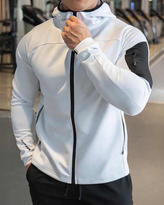 Arm Pocket Performance Hooded Jacket - Ahaselected