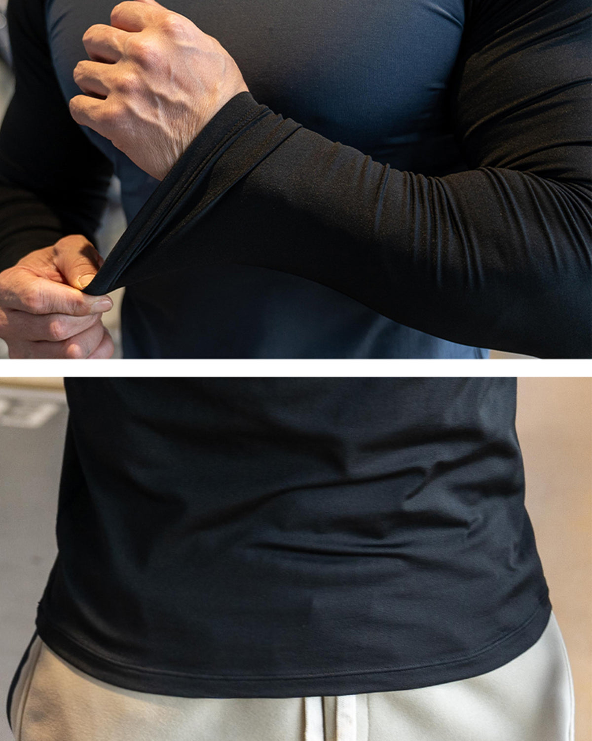Shoulder Cut Pullover Long Sleeve Shirt - Ahaselected