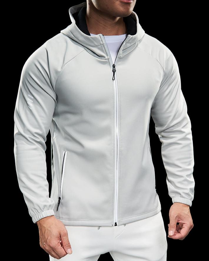 Wind Resistance Fleece Soft Shell Hooded Jacket - Ahaselected