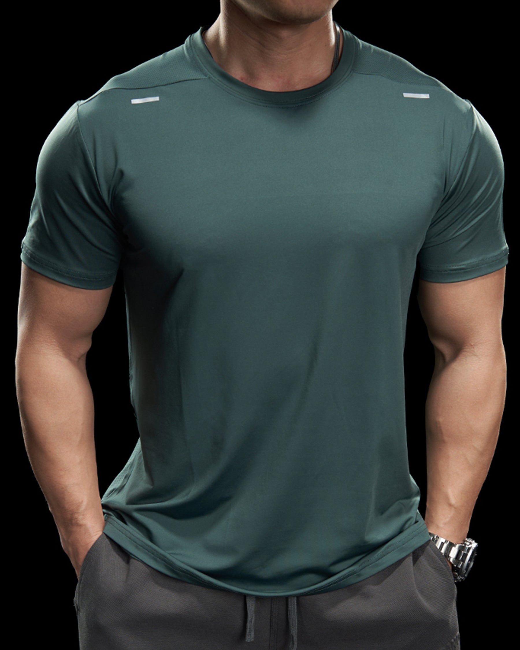 High Stretch Quick Dry Athletic Tee - Ahaselected