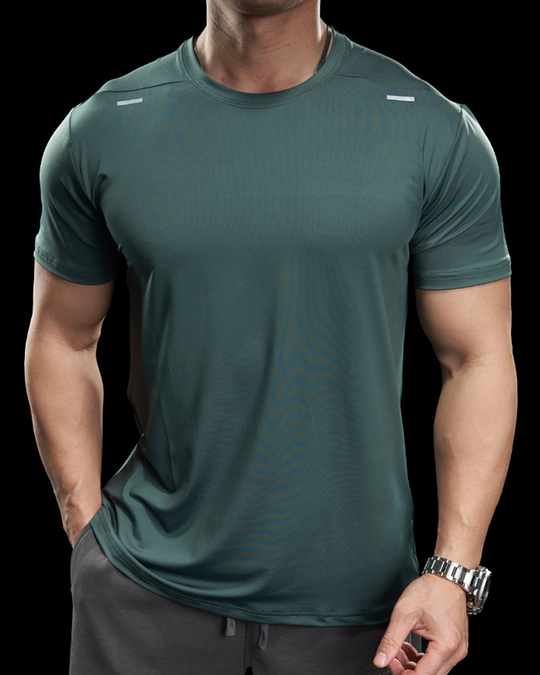 High Stretch Quick Dry Athletic Tee - Ahaselected