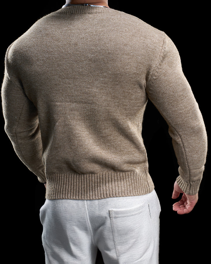 Ribbed V Neck Premium Sweater - Ahaselected