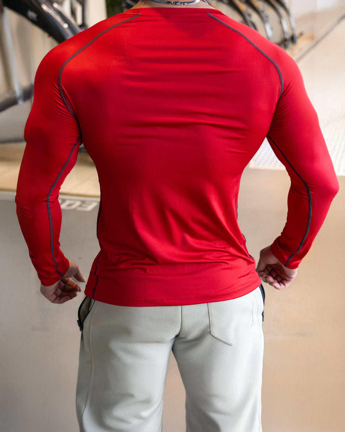Shoulder Cut Pullover Long Sleeve Shirt - Ahaselected
