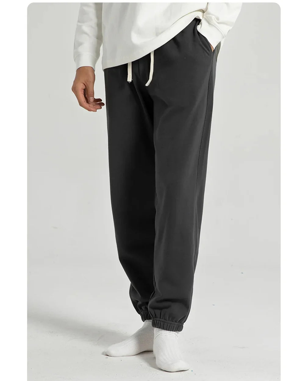 Classic Cotton Blend Joggers - Ahaselected