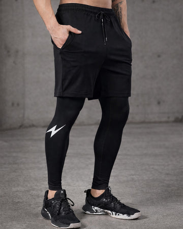 Men's PowerFlex 2-in-1 Compression Training Shorts