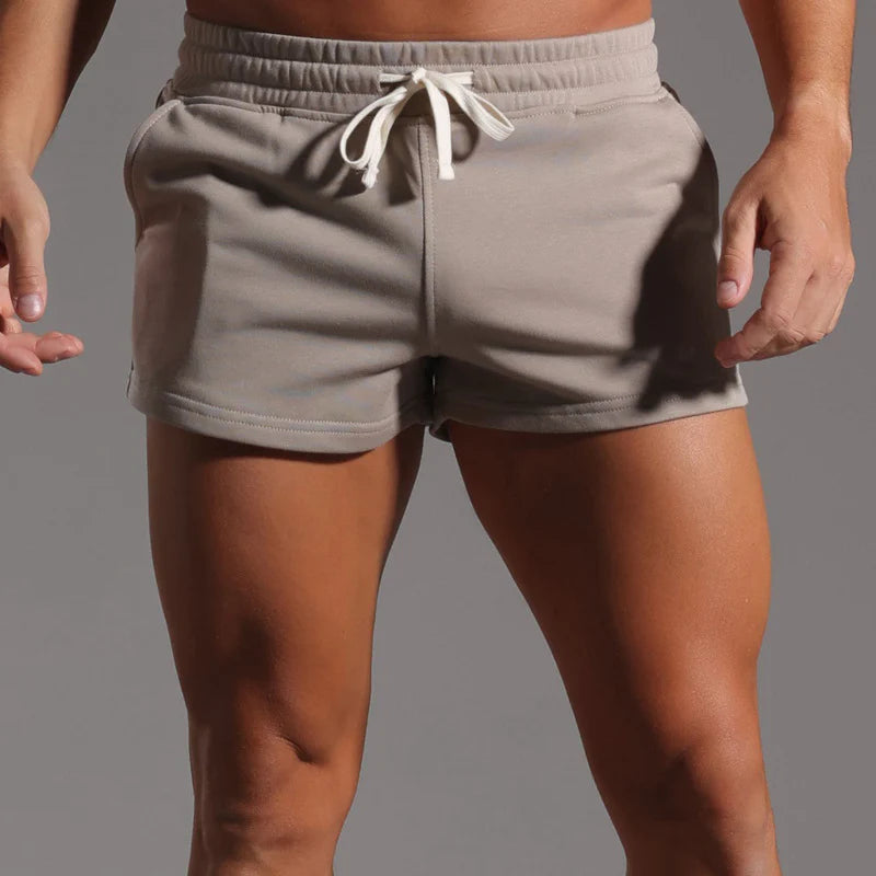 Shorts da uomo in cotone comfort con coulisse, cavallo interno da 2"-thumbmail-43