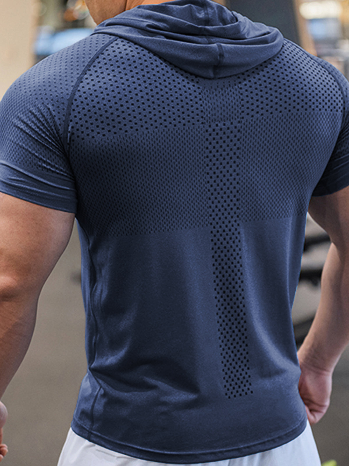M's Core Hooded Performance Shirt-Short Sleeve - Ahaselected