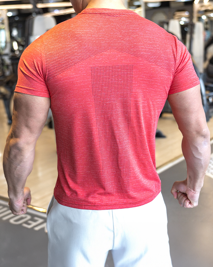Quick Dry Short Sleeve Tee Muscle Fit - Ahaselected