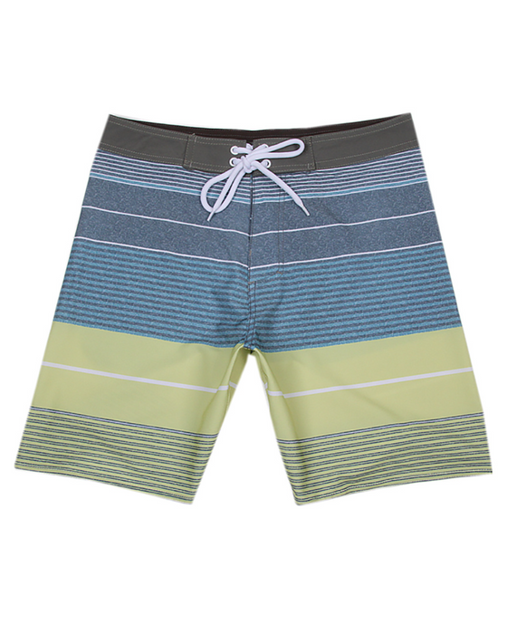 Men’s 7” Inseam 4-Way Stretch Water-Repellent Board Shorts(Yellow Collection)