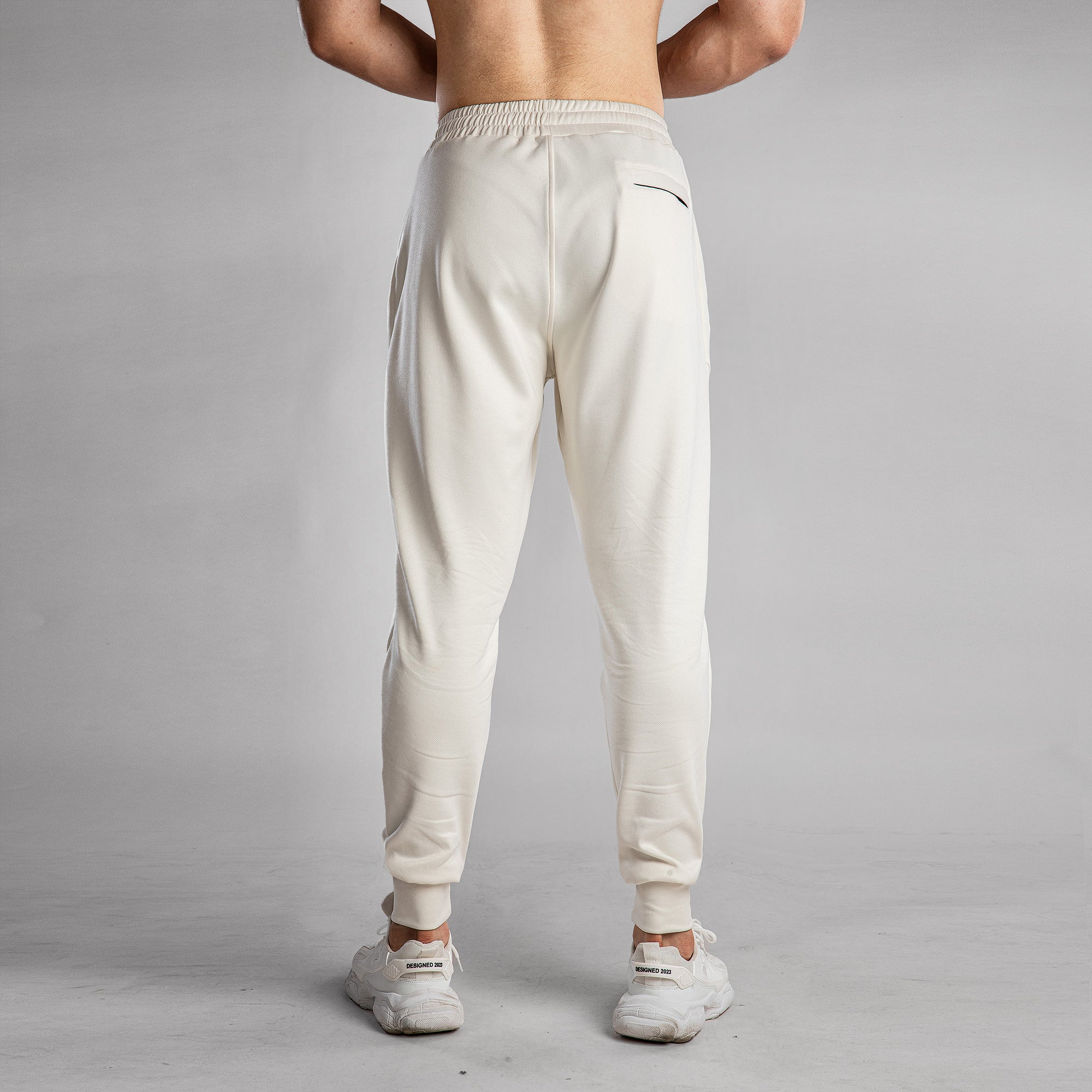 Stretch Performance Panel Joggers with Zipper Pockets - Ahaselected