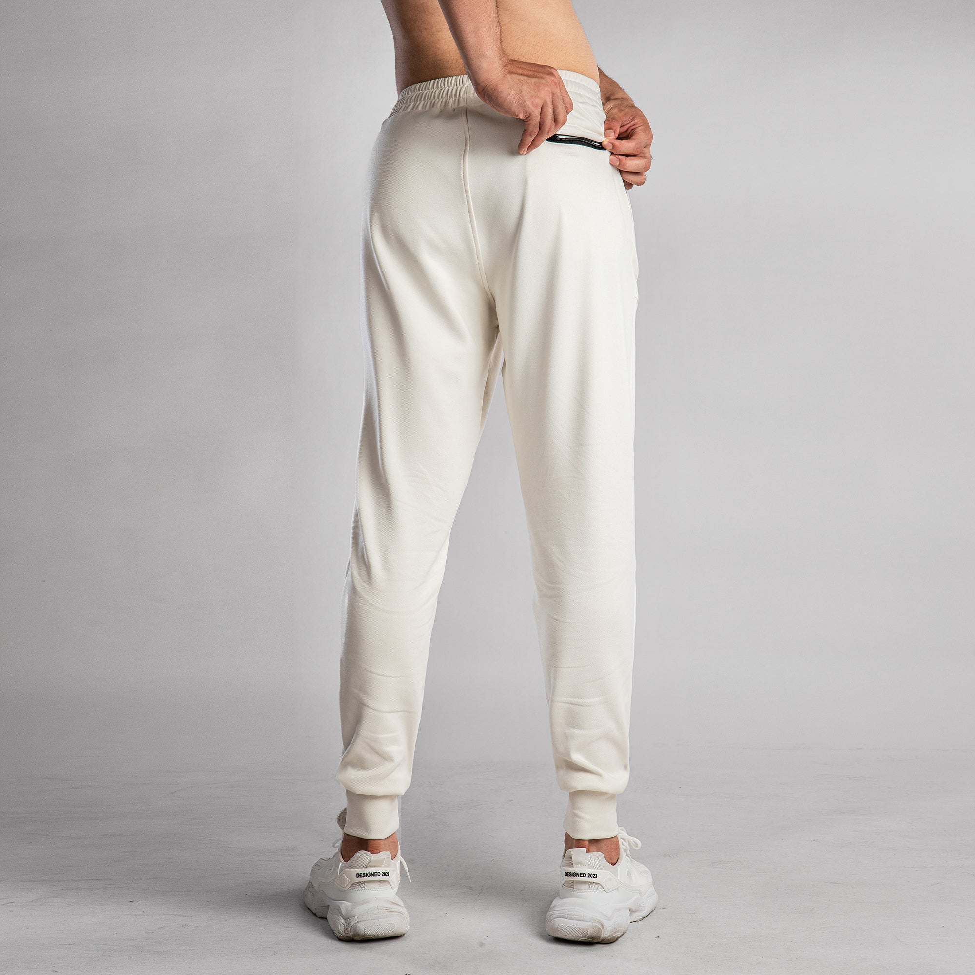 Stretch Performance Panel Joggers with Zipper Pockets - Ahaselected