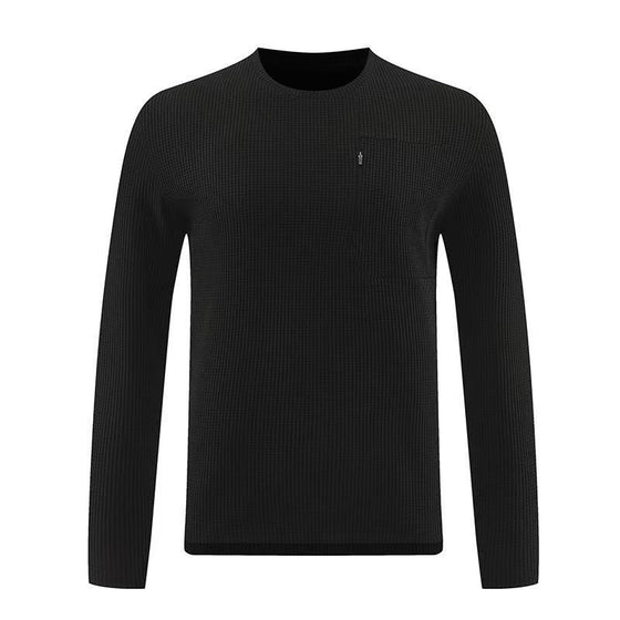 Men’s Long-Sleeve Crew Neck Sports T-Shirt