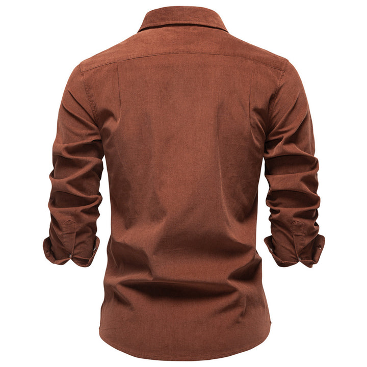 Men’s Cotton Corduroy Long Sleeve Shirt