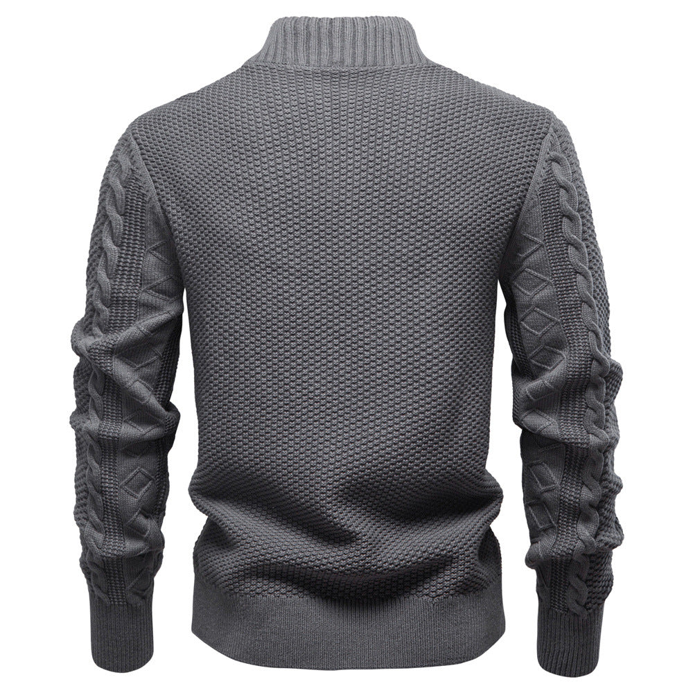 Men's Woolen Jacket Coat - Ahaselected