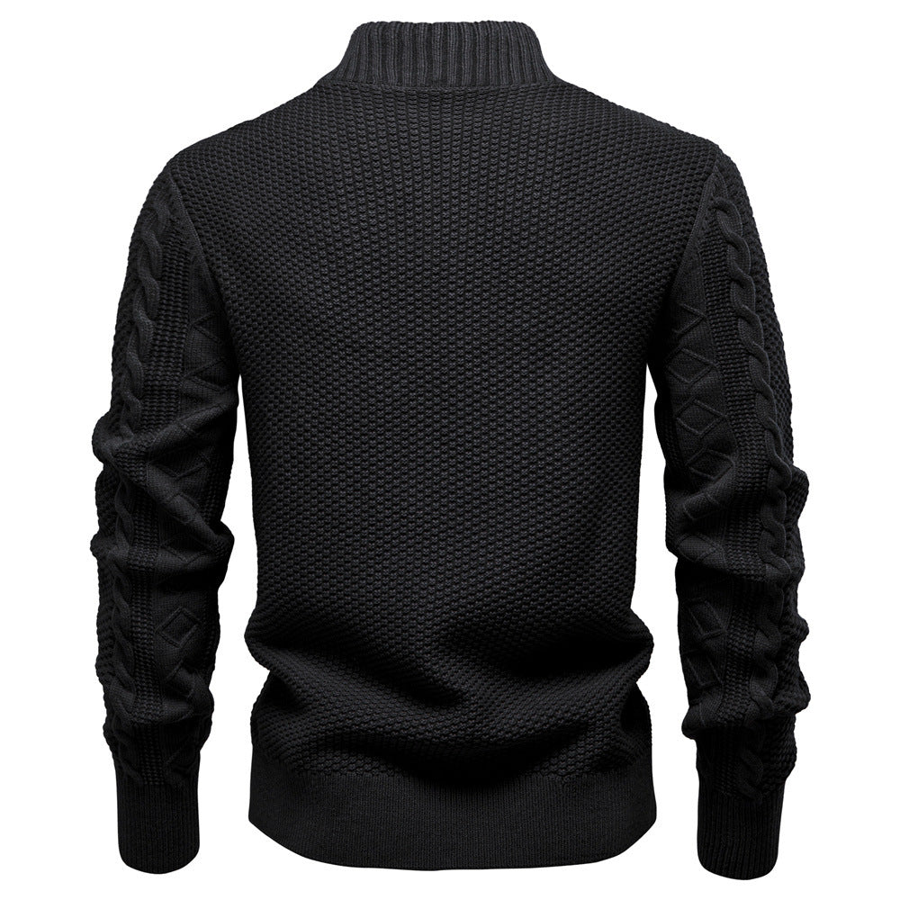 Men's Woolen Jacket Coat - Ahaselected