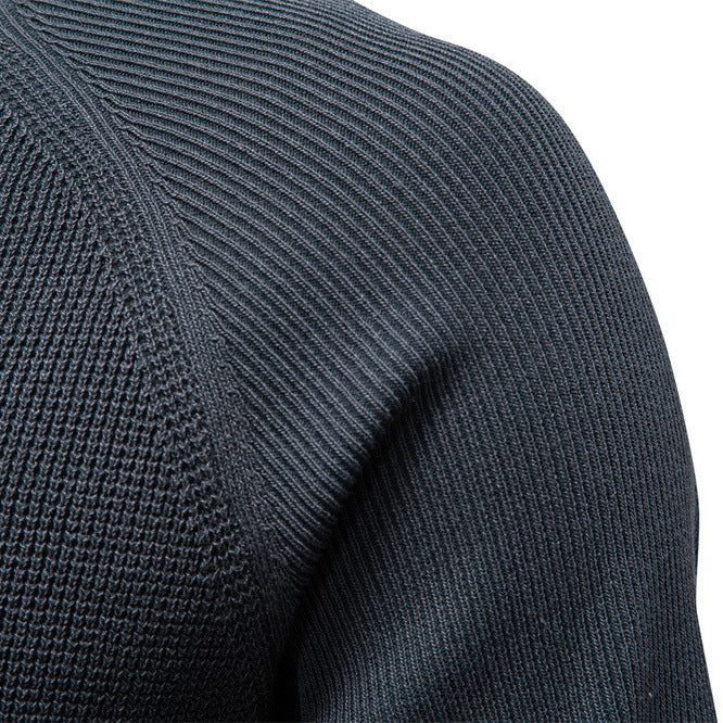 Men's Casual Sweater Solid Color Sweater - Ahaselected