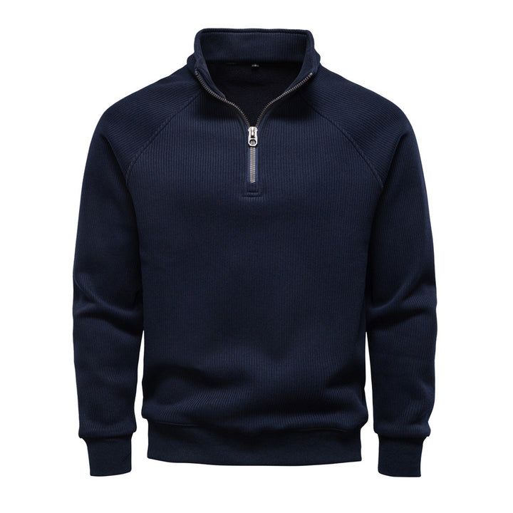 Men’s Fleece-Lined Half-Zip Sweatshirt
