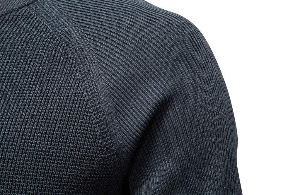 Men's Casual Sweater Solid Color Sweater - Ahaselected