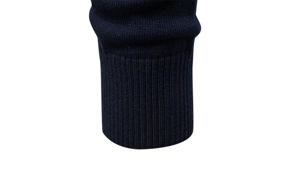Men's Casual Half-Zip Top With Vertical Collar - Ahaselected