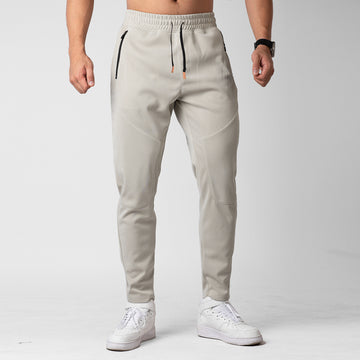 Men’s Casual Sport Tapered Joggers with Zipper Pockets