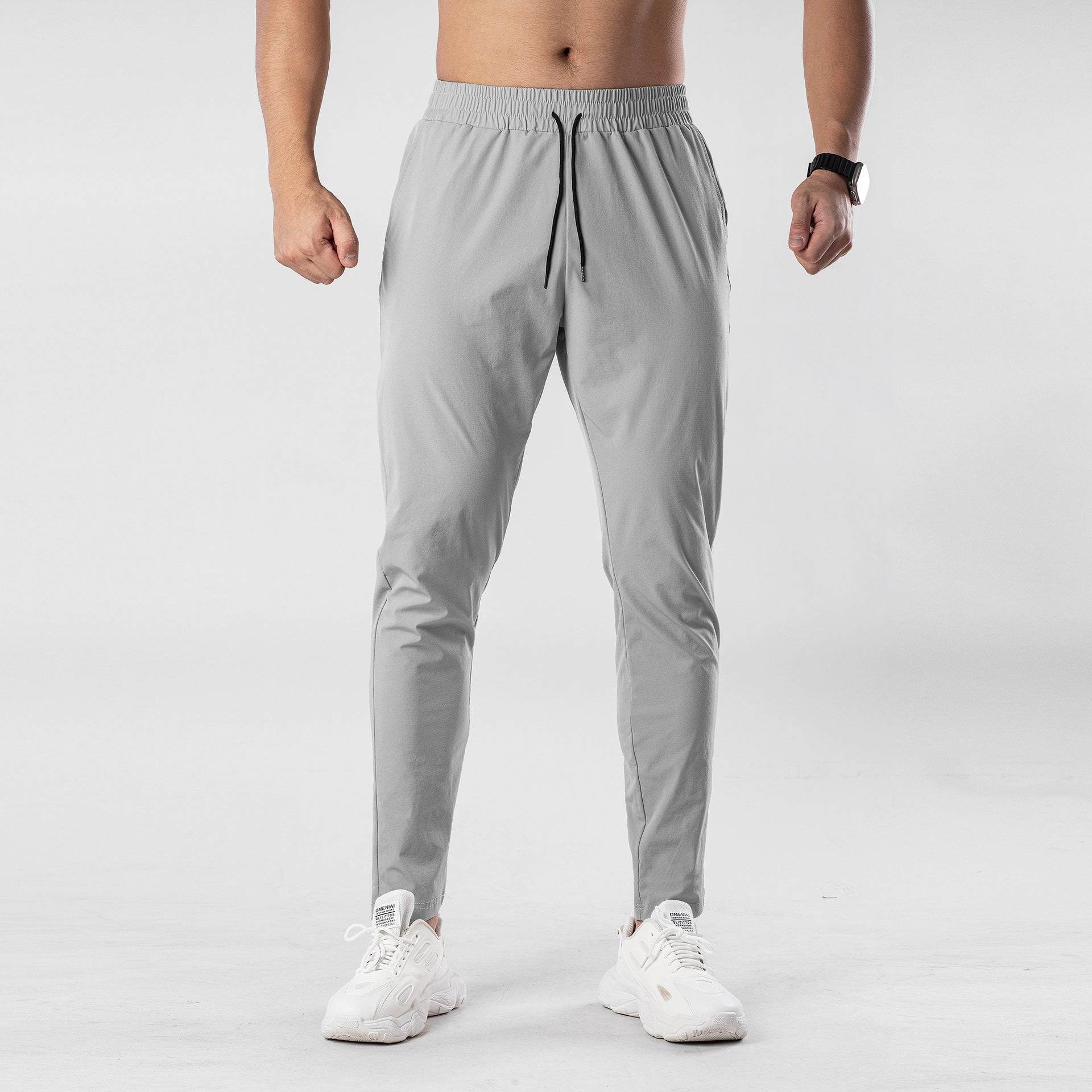 Fitness Pants Zipper Loose Breathable Quick-drying Casual - Ahaselected