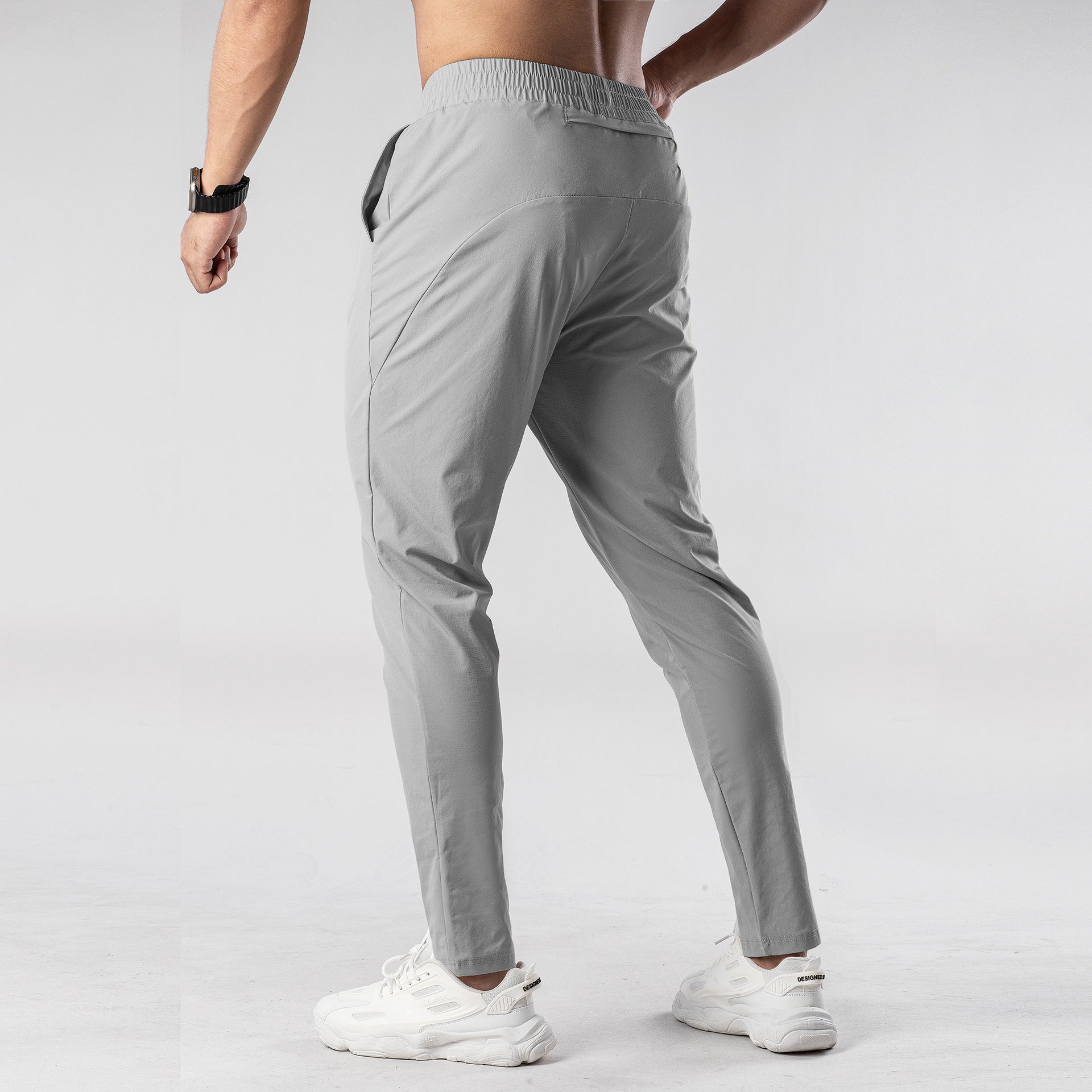 Fitness Pants Zipper Loose Breathable Quick-drying Casual - Ahaselected