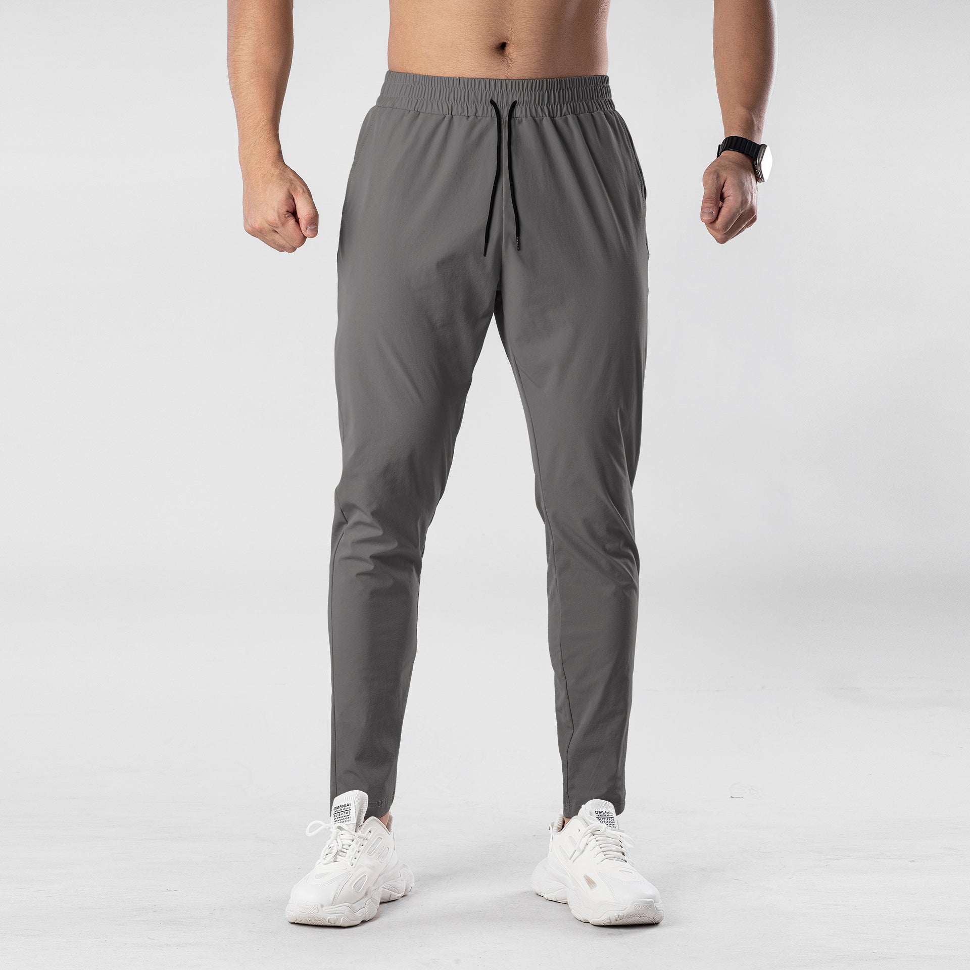 Fitness Pants Zipper Loose Breathable Quick-drying Casual - Ahaselected