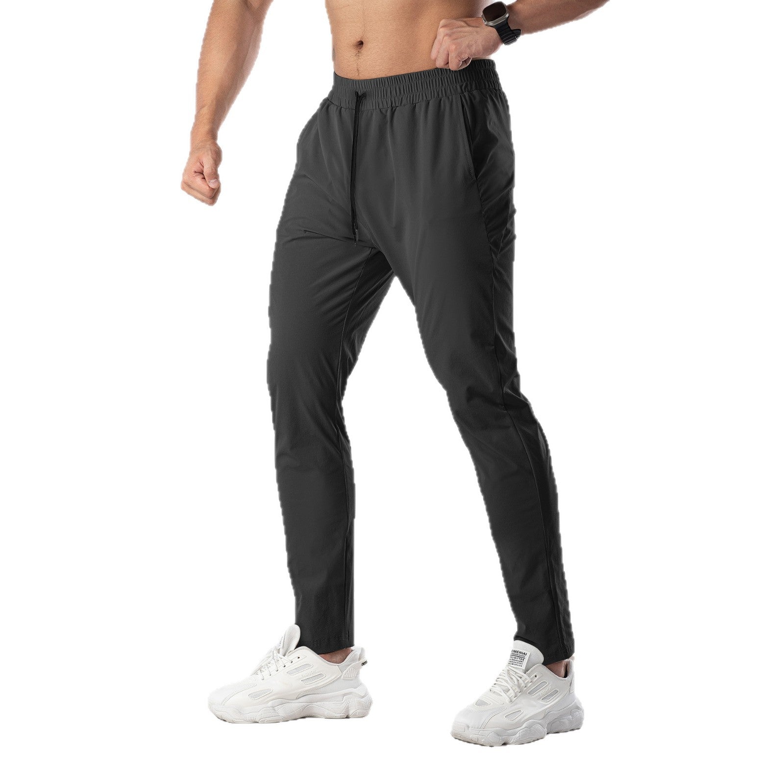 Fitness Pants Zipper Loose Breathable Quick-drying Casual - Ahaselected