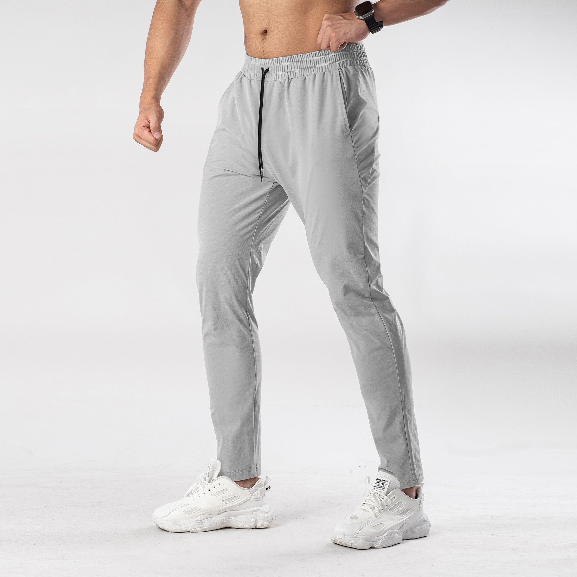 Fitness Pants Zipper Loose Breathable Quick-drying Casual - Ahaselected