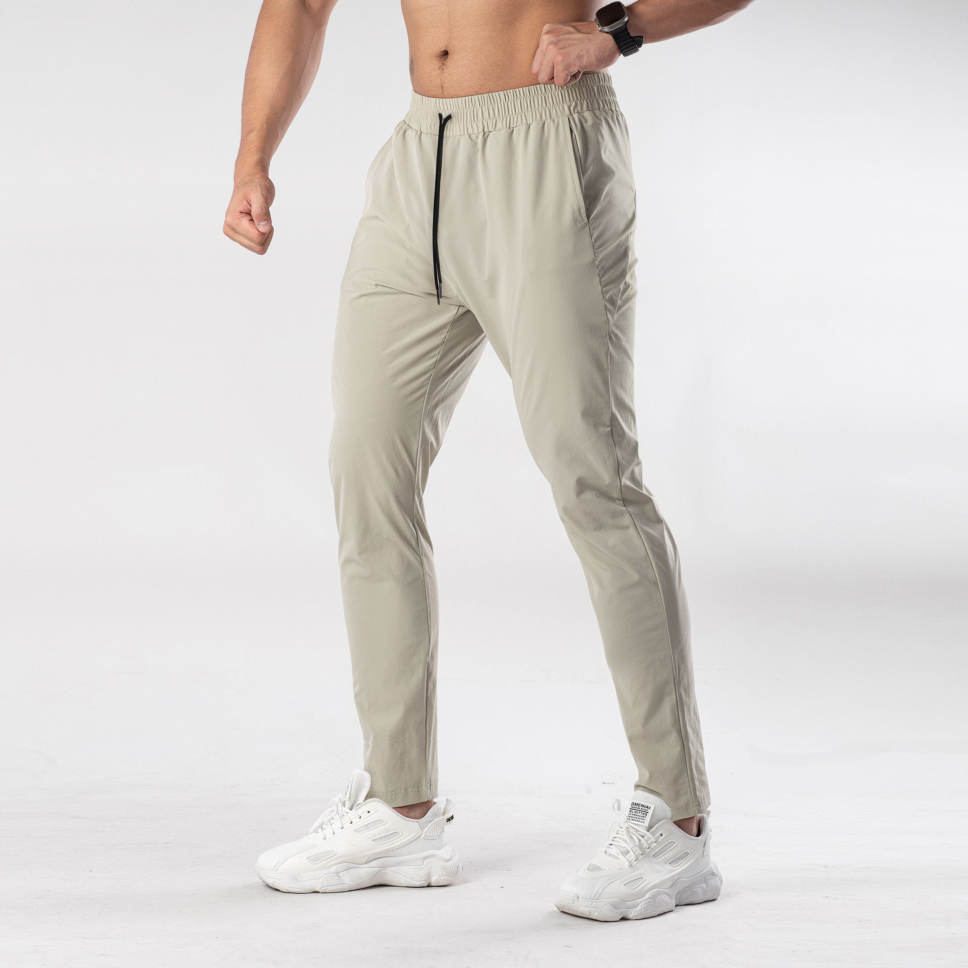 Fitness Pants Zipper Loose Breathable Quick-drying Casual - Ahaselected