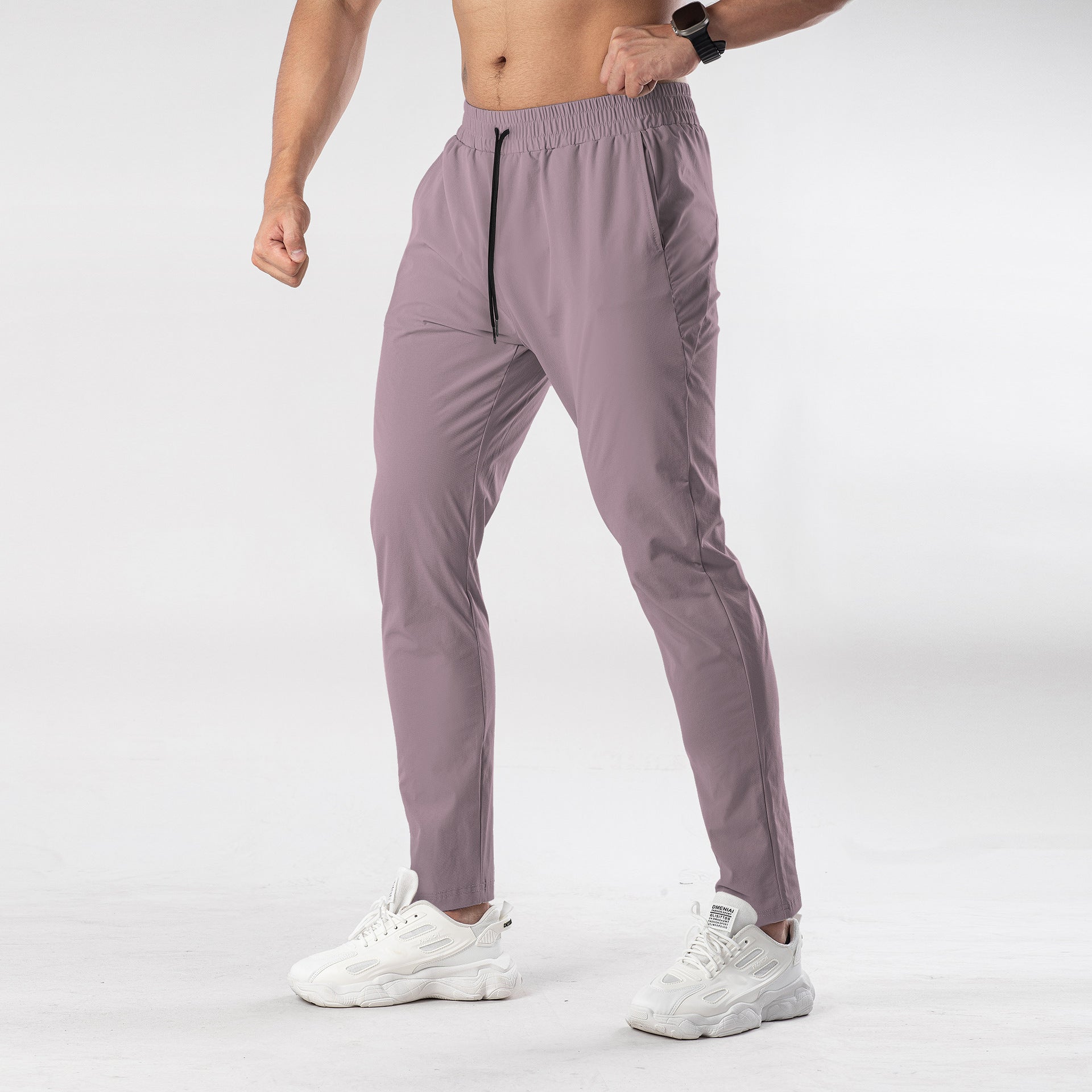 Fitness Pants Zipper Loose Breathable Quick-drying Casual - Ahaselected