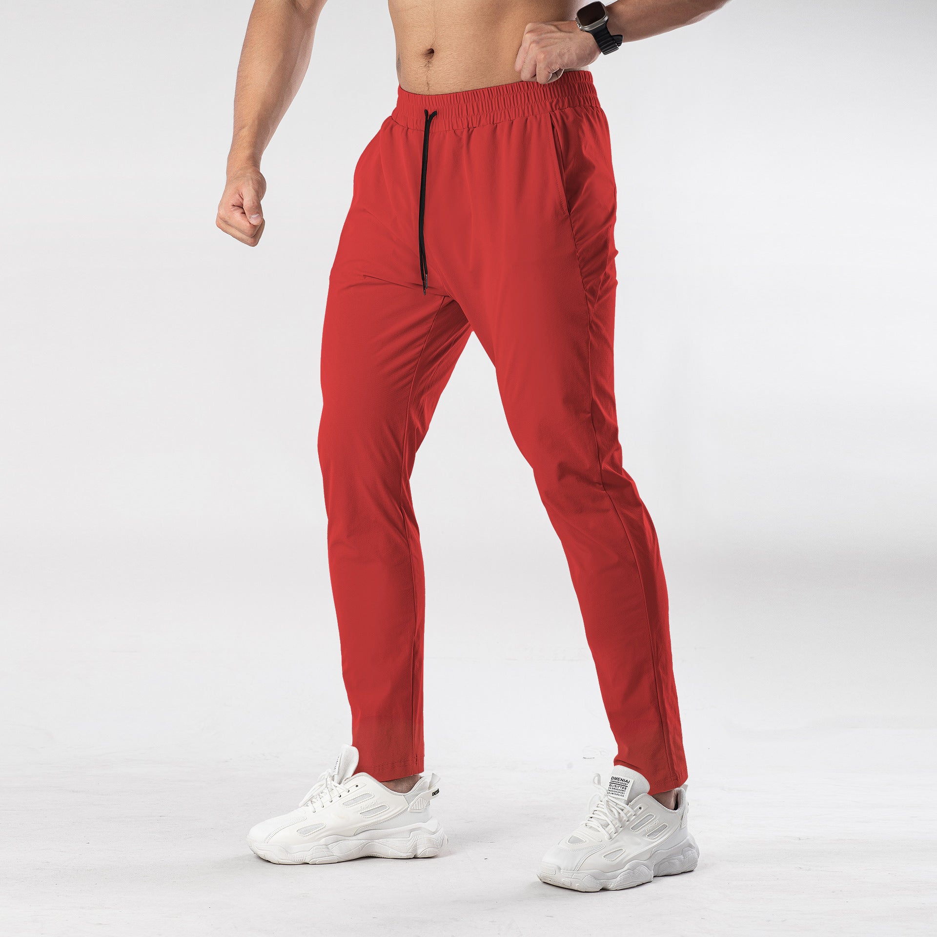 Fitness Pants Zipper Loose Breathable Quick-drying Casual - Ahaselected