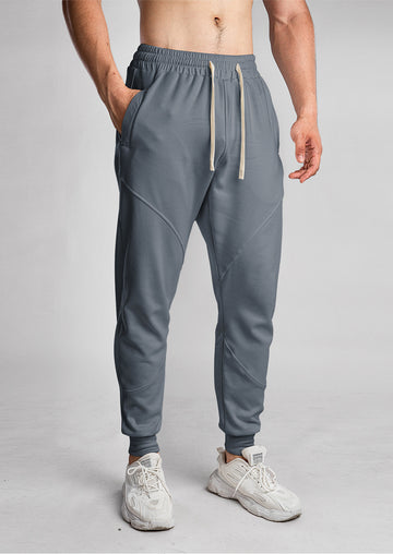 Men’s Warm Casual Sport Joggers with Zipper Pockets