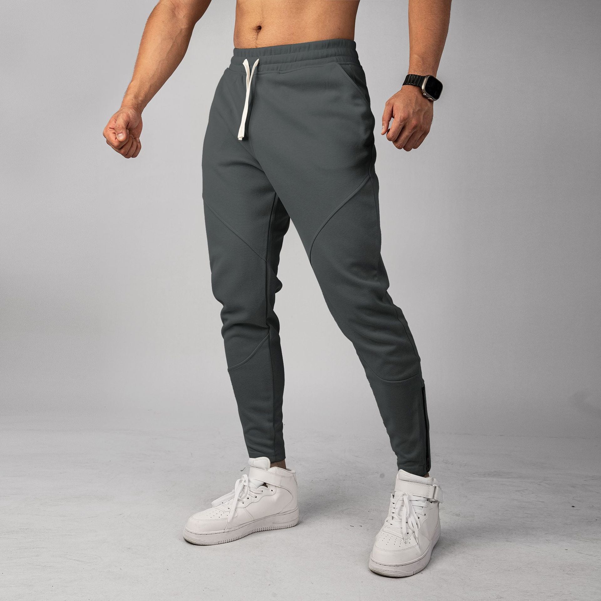Leisure Pants Zipper Foot Warm - Ahaselected