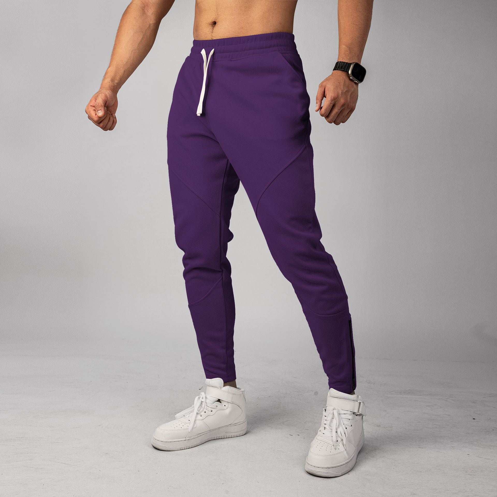 Leisure Pants Zipper Foot Warm - Ahaselected