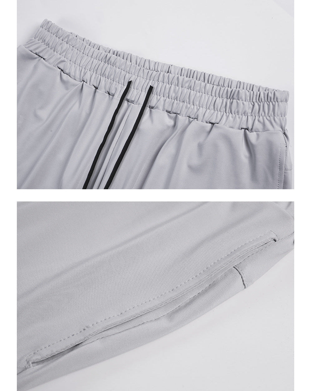 Quick-drying Running Pants Wide-leg Sweetpants Men's Drawstring Loose - Ahaselected