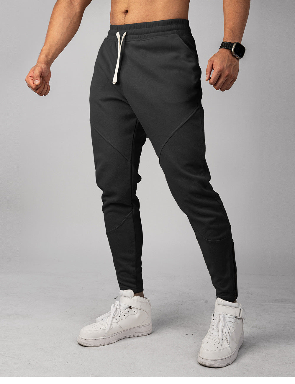 Leisure Pants Zipper Foot Warm - Ahaselected