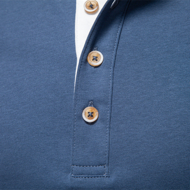 Long Sleeve Cotton Henley Shirt - Ahaselected