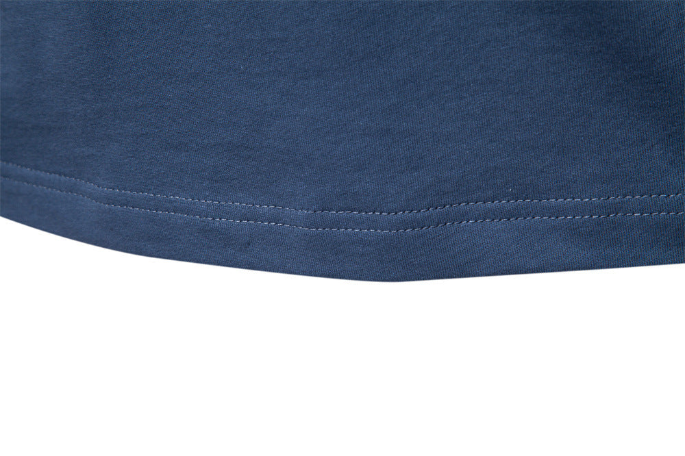 Long Sleeve Cotton Henley Shirt - Ahaselected