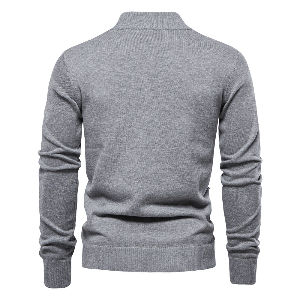 Classic Button-Up Knit Cardigan - Ahaselected
