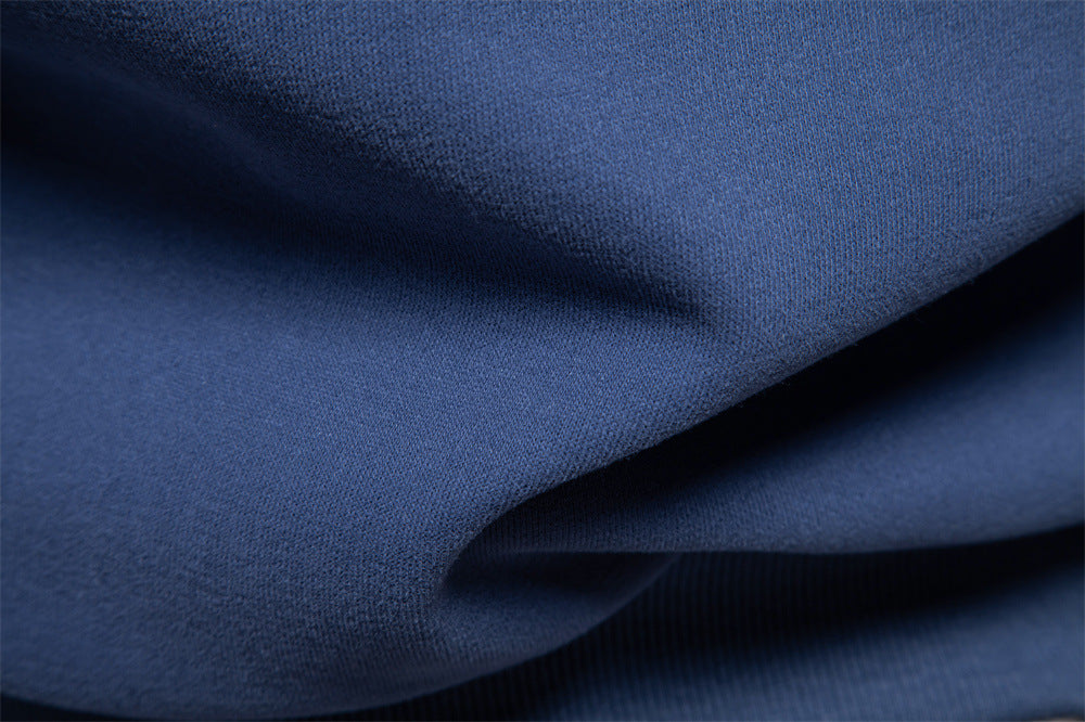Colorblock Warm Long Sleeve Polo Shirt - Ahaselected