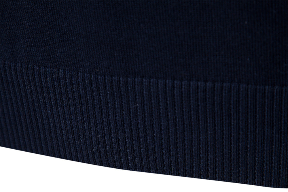 Classic Colorblock Half-Zip Sweater - Ahaselected