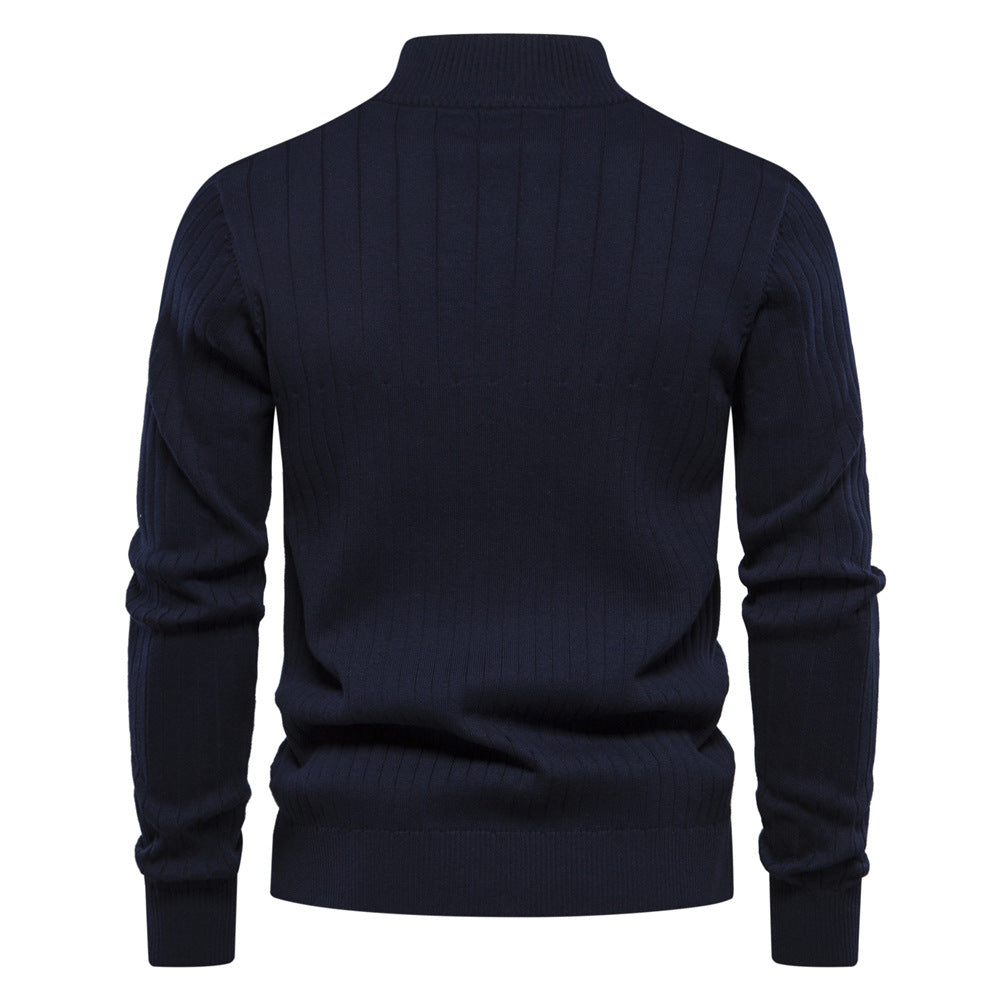 Heritage Ribbed Half-Zip Sweater - Ahaselected