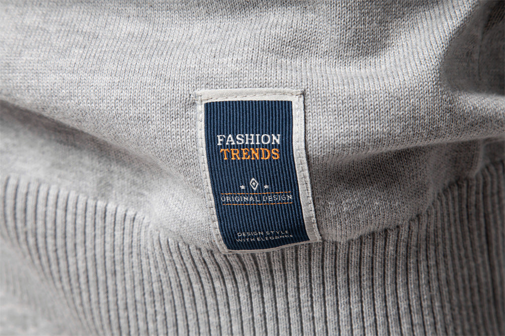 Classic Half-Zip Knit Sweater - Ahaselected