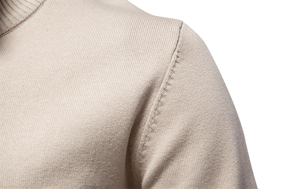 Classic Half-Zip Knit Sweater - Ahaselected