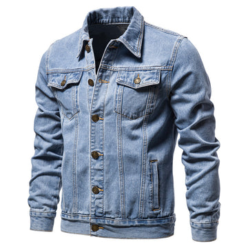 Casual Button-Up Denim Jacket
