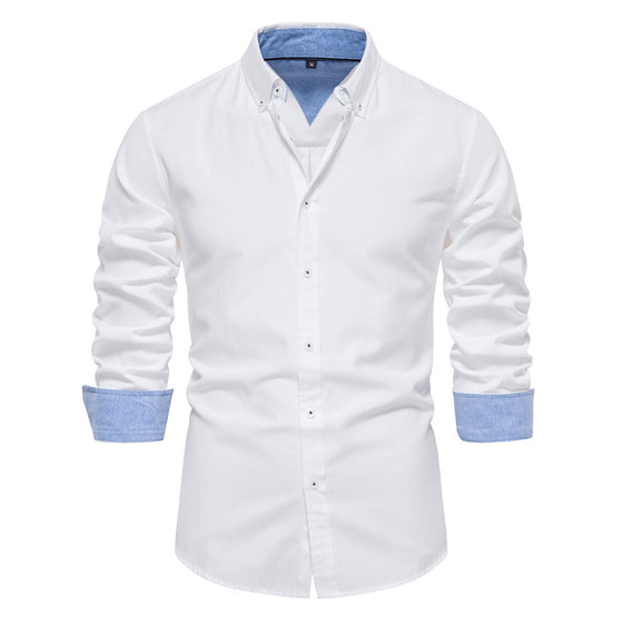 Long Sleeve Casual Button-Down Shirt