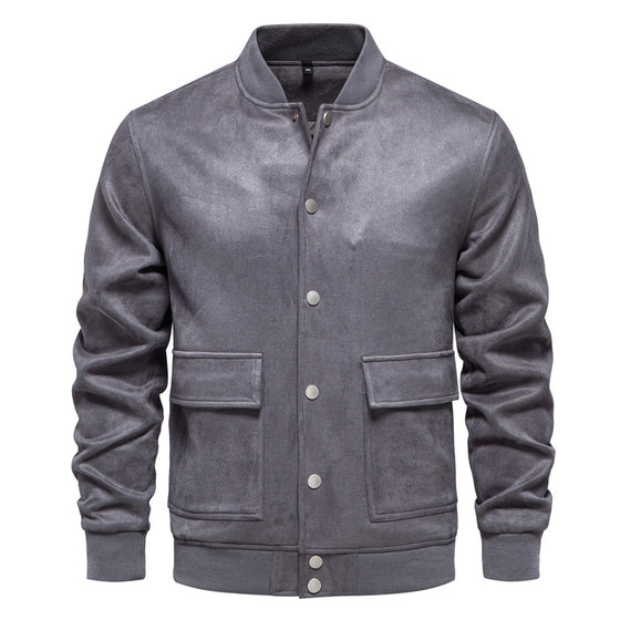 Urban Suede Bomber Jacket