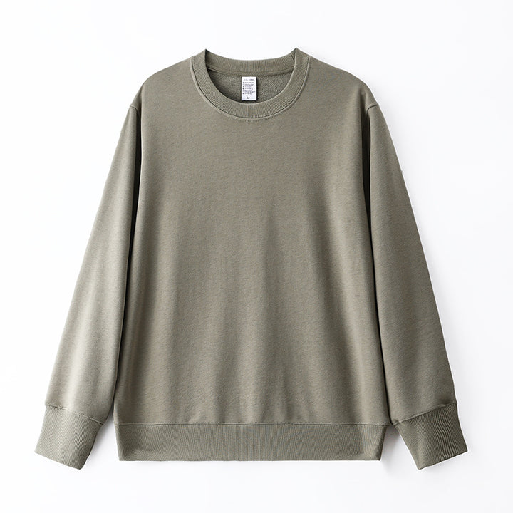Essential Cotton Blend Comfort Crewneck Sweatshirt